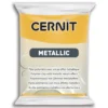 Masa termoutwardzalna Metallic - Cernit - 700, Yellow, 56 g