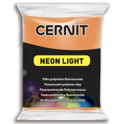 Masa termoutwardzalna Neon Light - Cernit - 752, Orange, 56 g