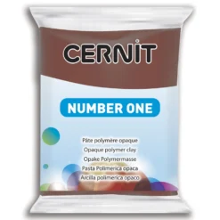 Masa termoutwardzalna Number One - Cernit - 800, Brown, 56 g