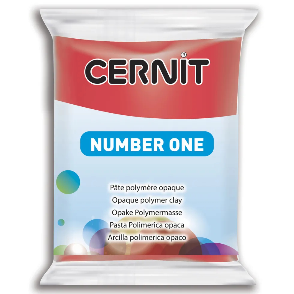 Masa termoutwardzalna Number One - Cernit - 400, Red, 56 g