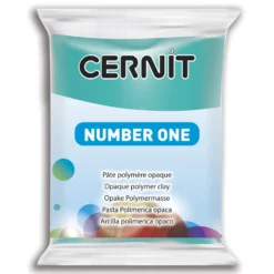 Masa termoutwardzalna Number One - Cernit - 676, Turquoise Green, 56 g