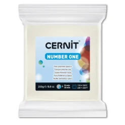Masa termoutwardzalna Number One - Cernit - 027, White, 250 g