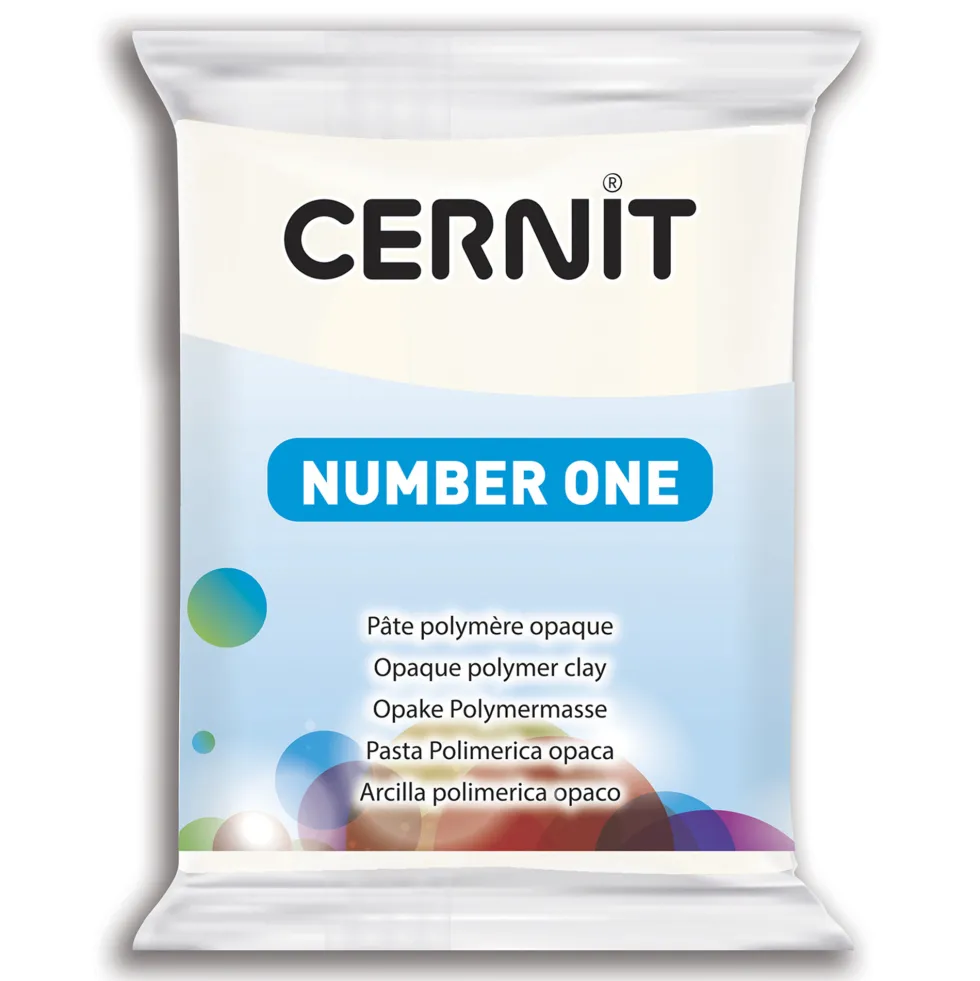 Masa termoutwardzalna Number One - Cernit - 027, White, 56 g