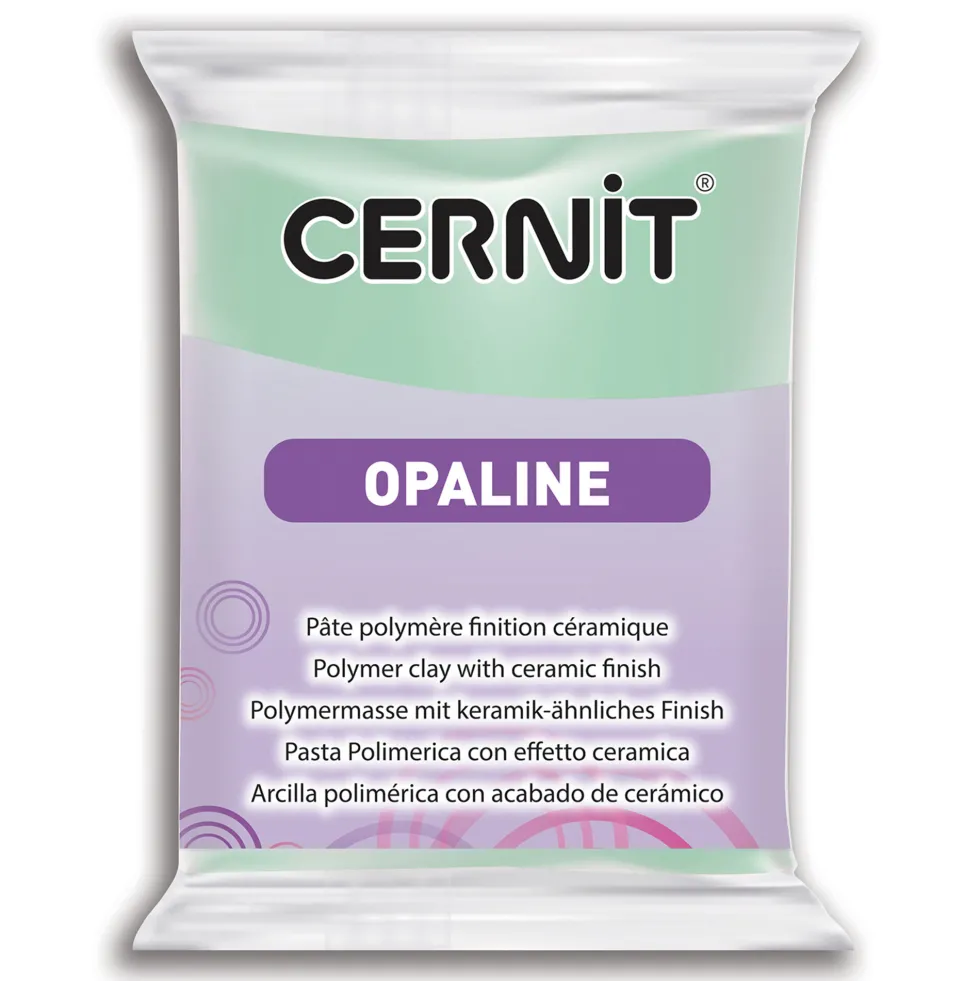 Masa termoutwardzalna Opaline - Cernit - 640, Mint Green, 56 g