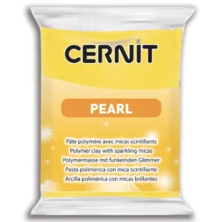 Masa termoutwardzalna Pearl - Cernit - 700, Yellow, 56 g
