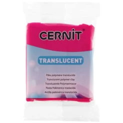 Masa termoutwardzalna Translucent - Cernit - 474, Ruby Red, 56 g