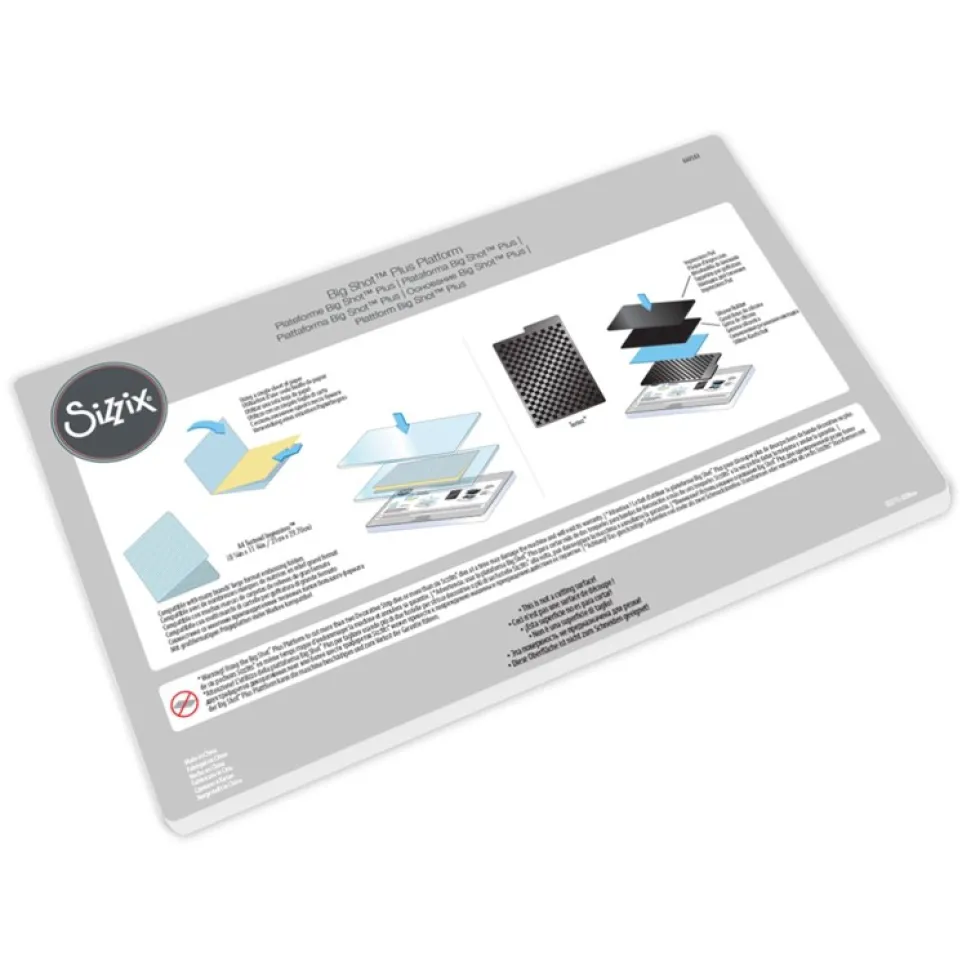 Maszyna tnąco - wytłaczająca Sizzix Big Shot Plus (White & Grey)