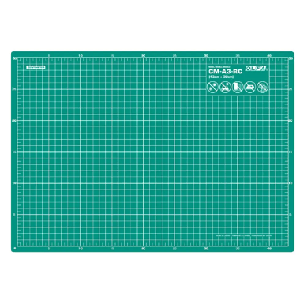 Mata do cięcia samoregenerująca CM-A3-RC - Olfa - 2 mm, 45 x 32 cm