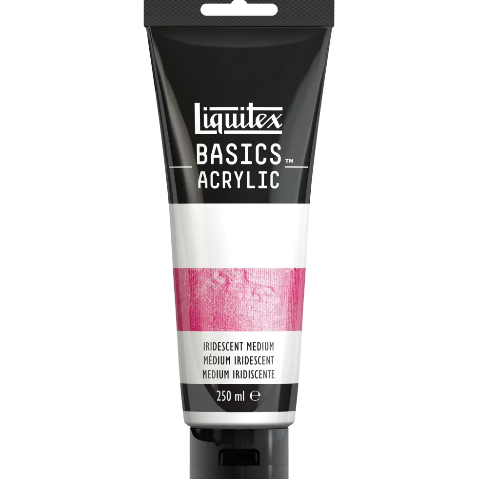 Medium do farb akrylowych Basics Acrylic - Liquitex - opalizujące, 250 ml