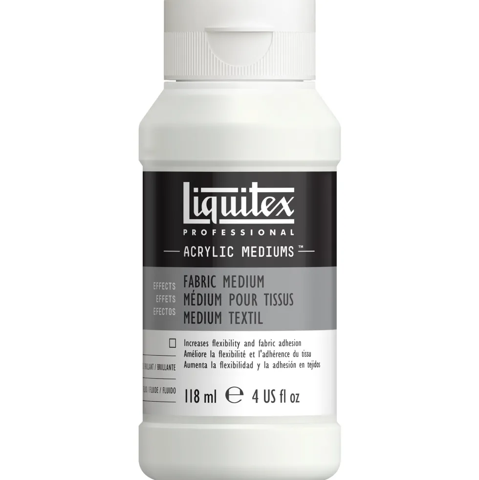 Medium do farb akrylowych Fabric Medium - Liquitex - 118 ml