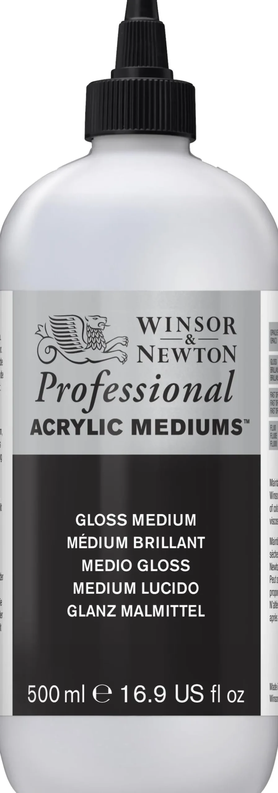 Medium do farb akrylowych Gloss - Winsor & Newton - połysk, 500 ml