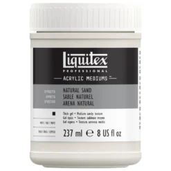 Medium do farb akrylowych Natural Sand Effect - Liquitex - 237 ml