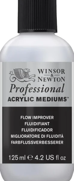 Medium do farb akrylowych Professional - Winsor & Newton - Flow Improver, 125 ml