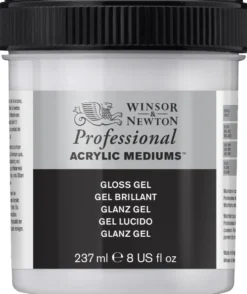 Medium do farb akrylowych Professional - Winsor & Newton - połysk, 237 ml
