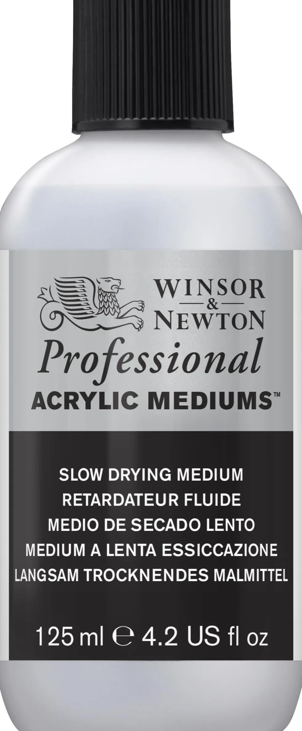 Medium do farb akrylowych Professional - Winsor & Newton - Slow Drying, 125 ml