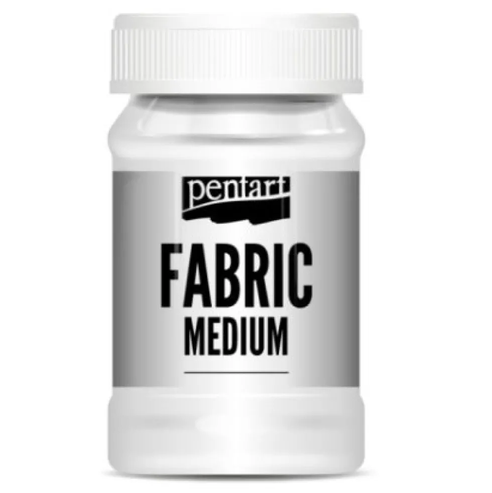 Medium do farb do tkanin i skór - Pentart - 100 ml