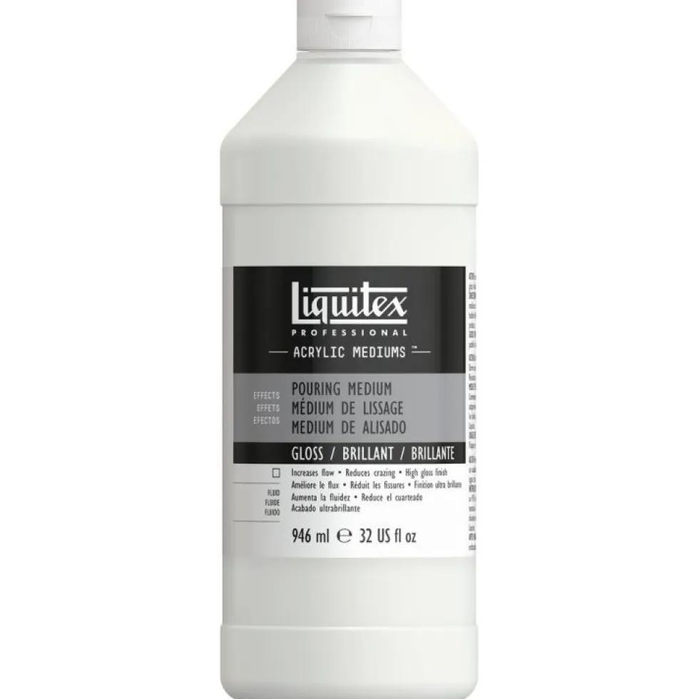 Medium do pouringu - Liquitex - z połyskiem, 946 ml