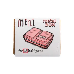 Metalowa kasetka Mini Box na 12 półkostek akwareli - Roman Szmal - Pink