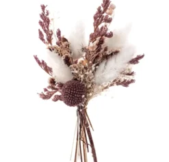 Mini bukiet suszonych kwiatów Miss Mauve - DpCraft - 20 cm