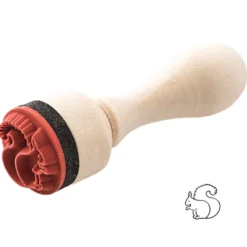 Mini stempel na drewnianym gryfie - Rico Design - Wiewiórka