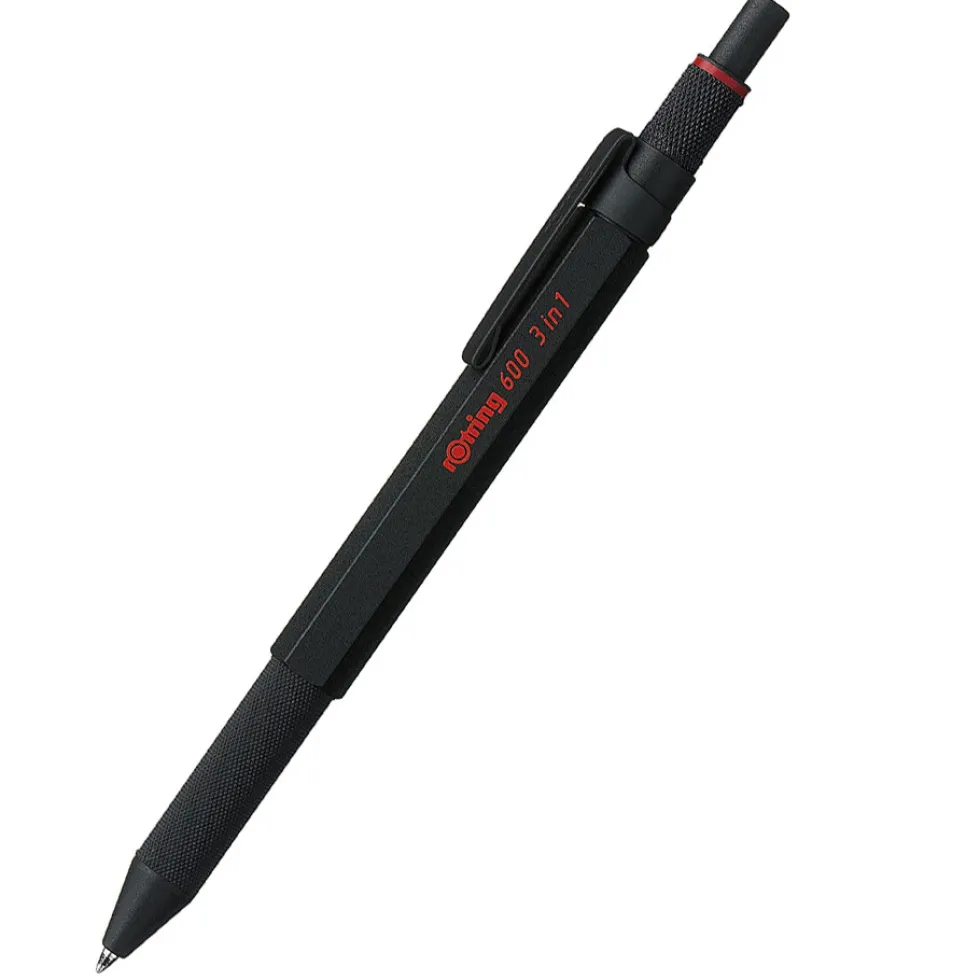 Multipen 600, ołówek i dwukolorowy długopis 3 w 1 - Rotring - Black