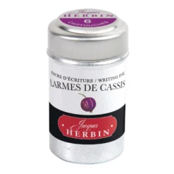 Naboje atramentowe - J.Herbin - Black Currant 6 szt.