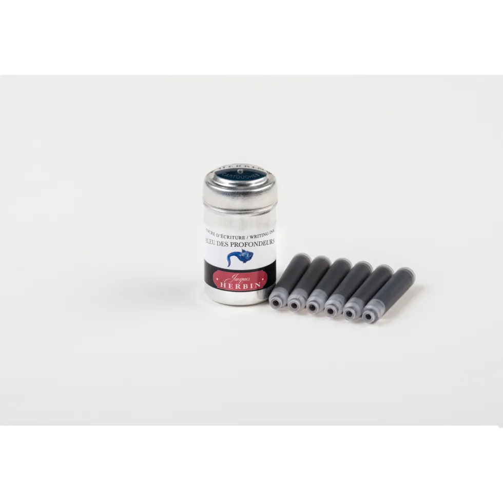 Naboje atramentowe - J.Herbin - Deep Blue 6 szt.