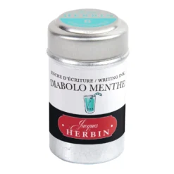 Naboje atramentowe - J.Herbin - Diabolo Mint 6 szt.