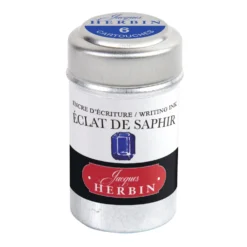 Naboje atramentowe - J.Herbin - Sapphire Sparkle 6 szt.