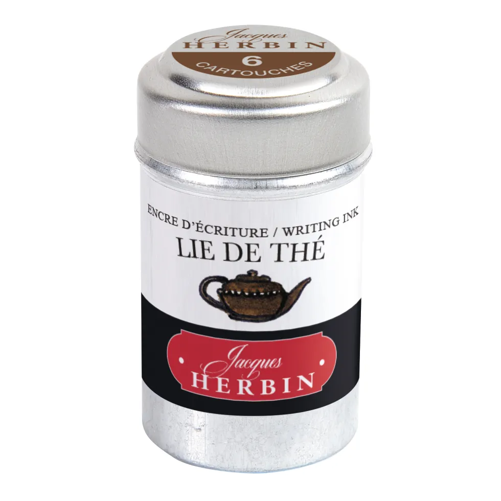 Naboje atramentowe - J.Herbin - Tea Brown 6 szt.