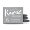 Naboje atramentowe - Kaweco - Smokey Grey, 6 szt.