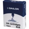 Naboje atramentowe - Sailor - Blue 12 szt.