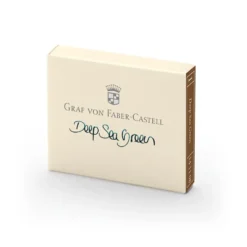 Naboje do piór wiecznych - Graf Von Faber-Castell - Deep Sea Green, 6 szt.