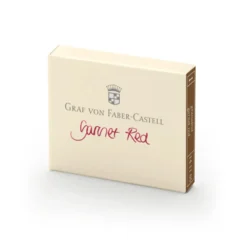 Naboje do piór wiecznych - Graf Von Faber-Castell - Garnet Red, 6 szt.