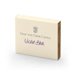 Naboje do piór wiecznych - Graf Von Faber-Castell - Violet Blue, 6 szt.