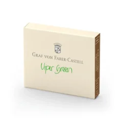 Naboje do piór wiecznych - Graf Von Faber-Castell - Viper Green, 6 szt.
