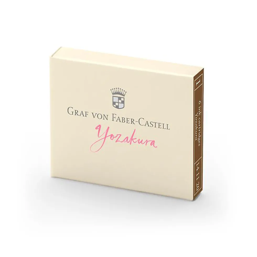 Naboje do piór wiecznych - Graf Von Faber-Castell - Yozakura, 6 szt.