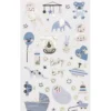 Naklejki Baby Boy - Paper Poetry - niebieskie, 100 szt.