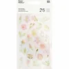 Naklejki żelowe Flowers Pastel - Paper Poetry - 25 szt.