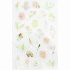 Naklejki żelowe Flowers Pastel - Paper Poetry - 25 szt.