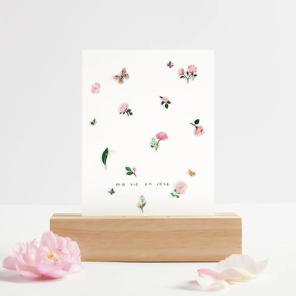 Naklejki żelowe Roses - Paper Poetry - 38 szt.