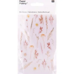 Naklejki żelowe Transformation - Paper Poetry - Grasses, 34 szt.