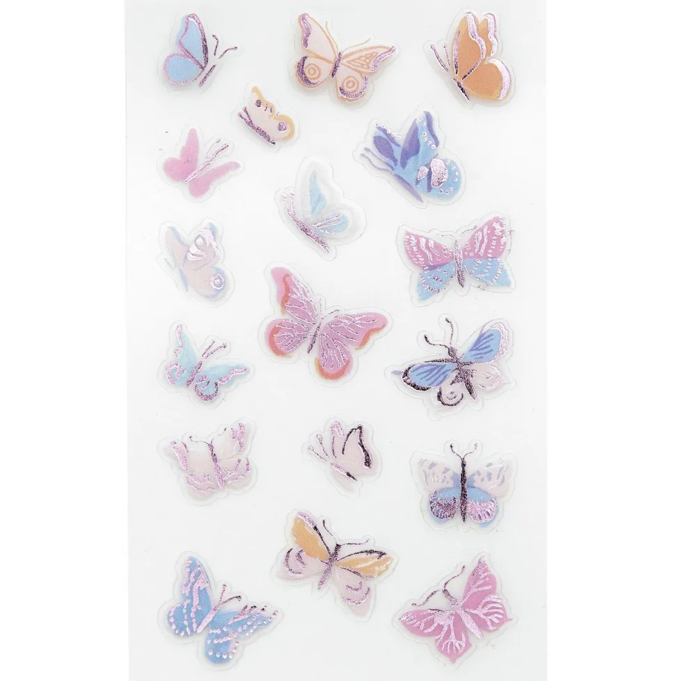 Naklejki foliowe Butterflies - Paper Poetry - 72 szt.