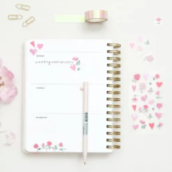 Naklejki foliowe La Vie en Rose Hearts & Flowers - Paper Poetry