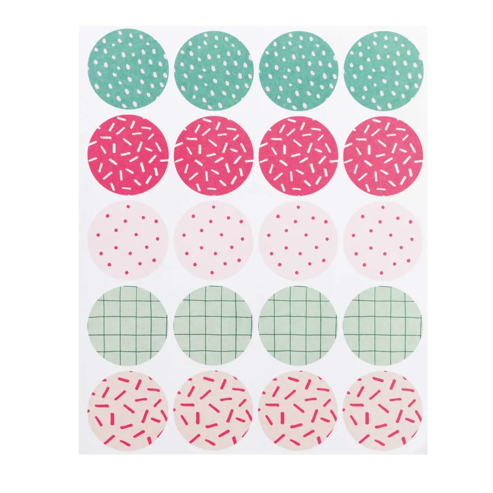 Naklejki Hygge - Paper Poetry - kwiaty, 250 szt.