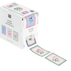 Naklejki na rolce La Vie en Rose Stamps - Paper Poetry - 120 szt.