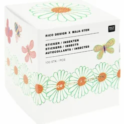 Naklejki na rolce Midsommar Magic Insects - Rico Design - 100 szt.