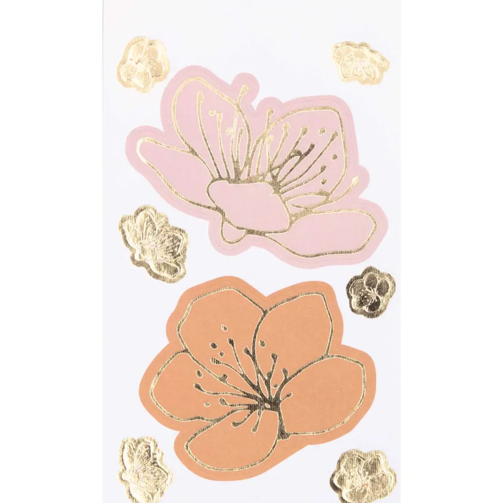 Naklejki - Paper Poetry - Jesienne kwiaty, 20 szt.
