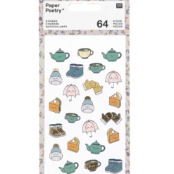 Naklejki - Paper Poetry - Jesienne motywy, 64 szt.