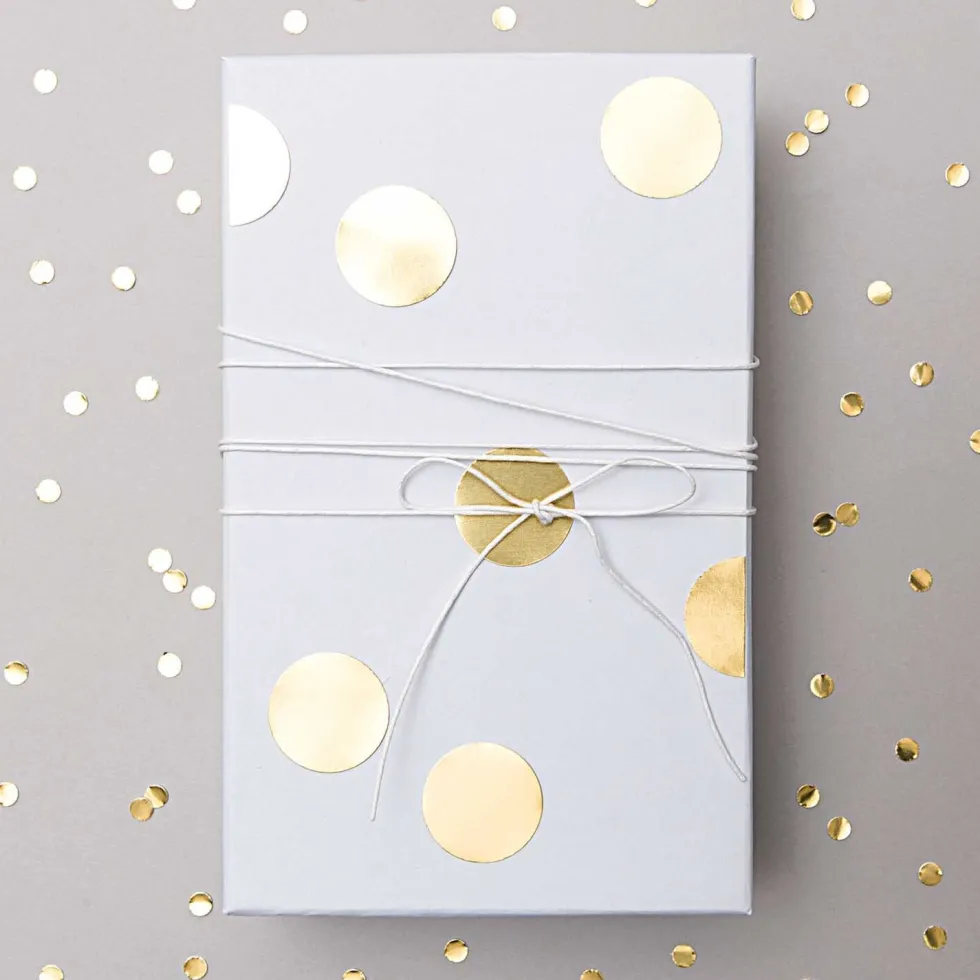 Naklejki papierowe kółka Dots - Paper Poetry - Gold